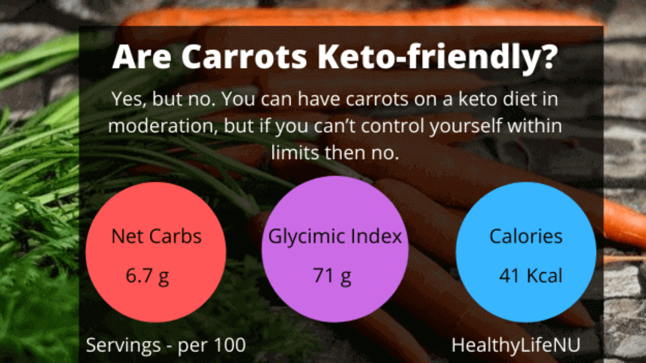 Keto Vegetable Are Carrots Ketogenic Healtylifenu